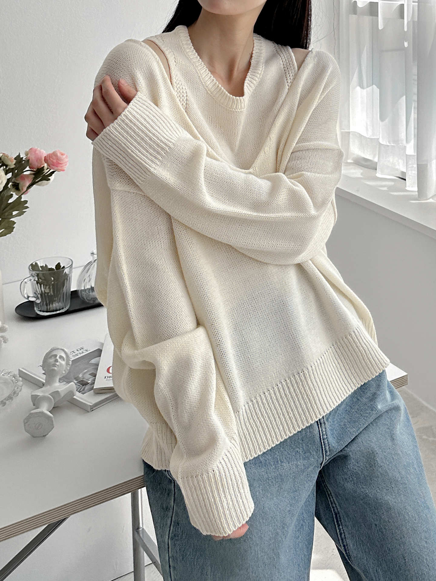 ノースリーブ&VネックニットSET | 詳細画像14