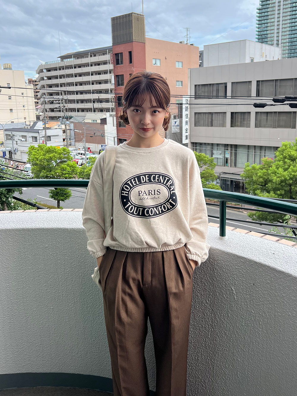 PARISクロップドスウェット | 詳細画像7