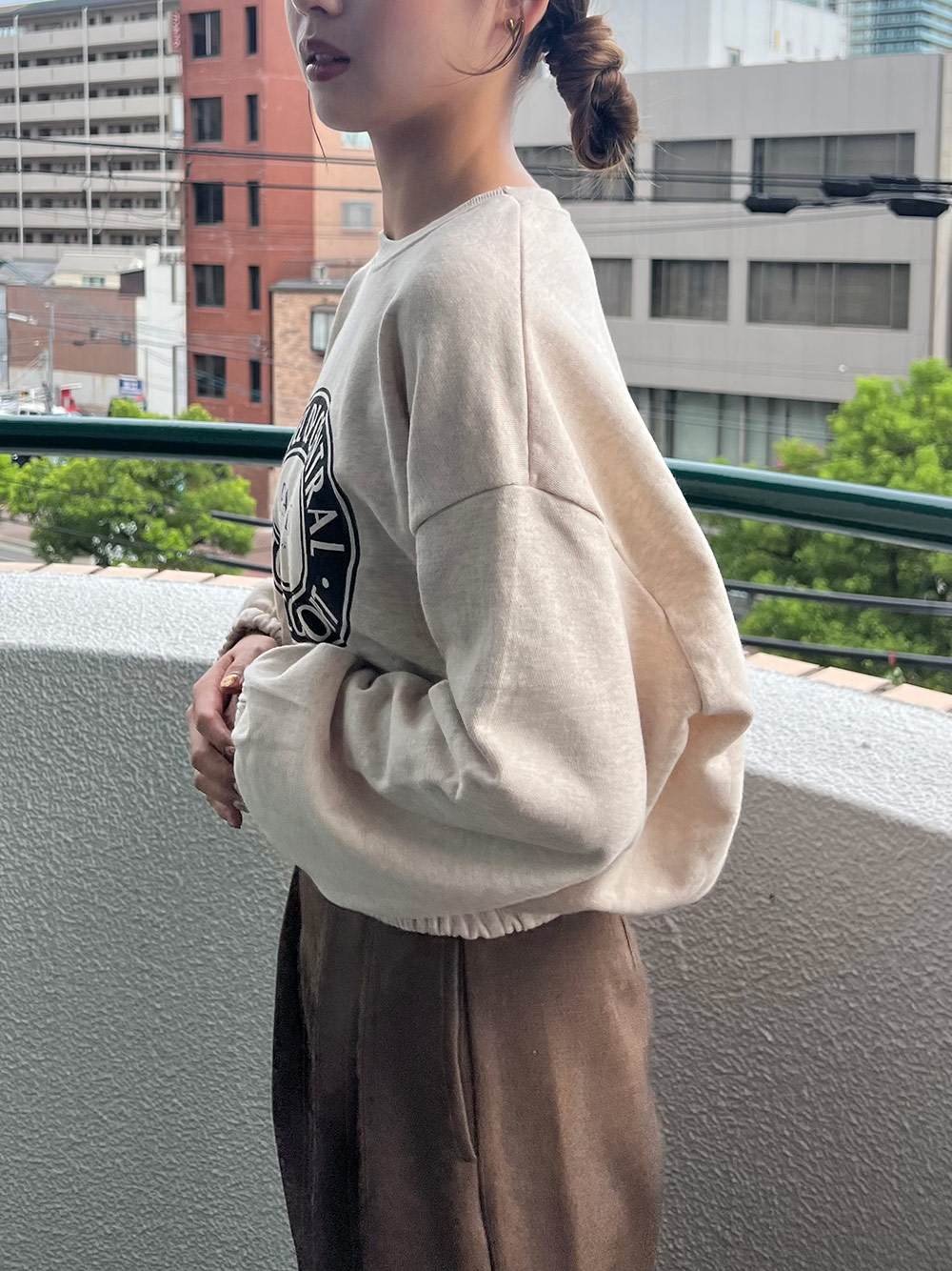 PARISクロップドスウェット | 詳細画像10