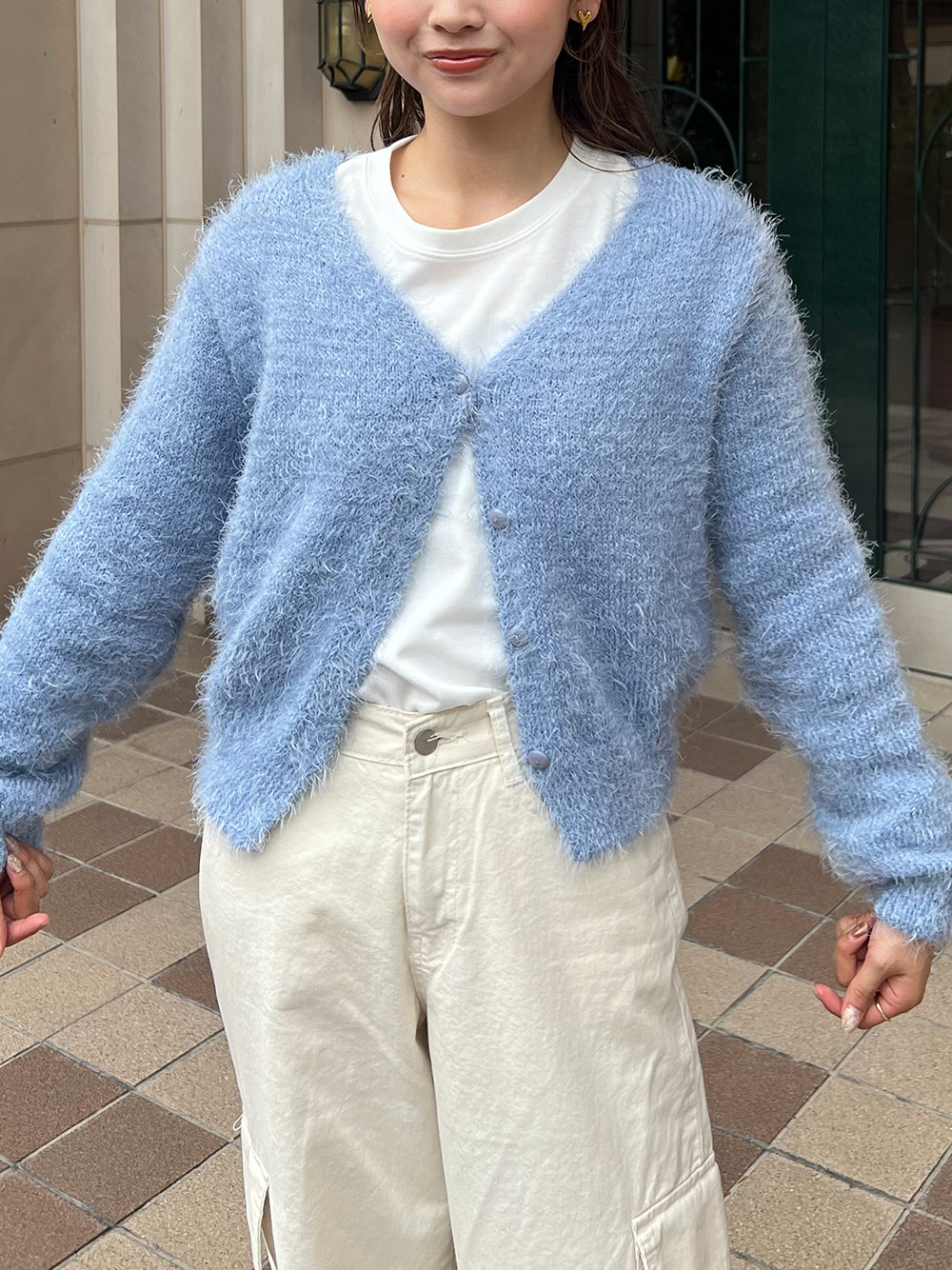 Andemiu｜アンゴラ2WAYカーディガン | Rakuten Fashion(楽天