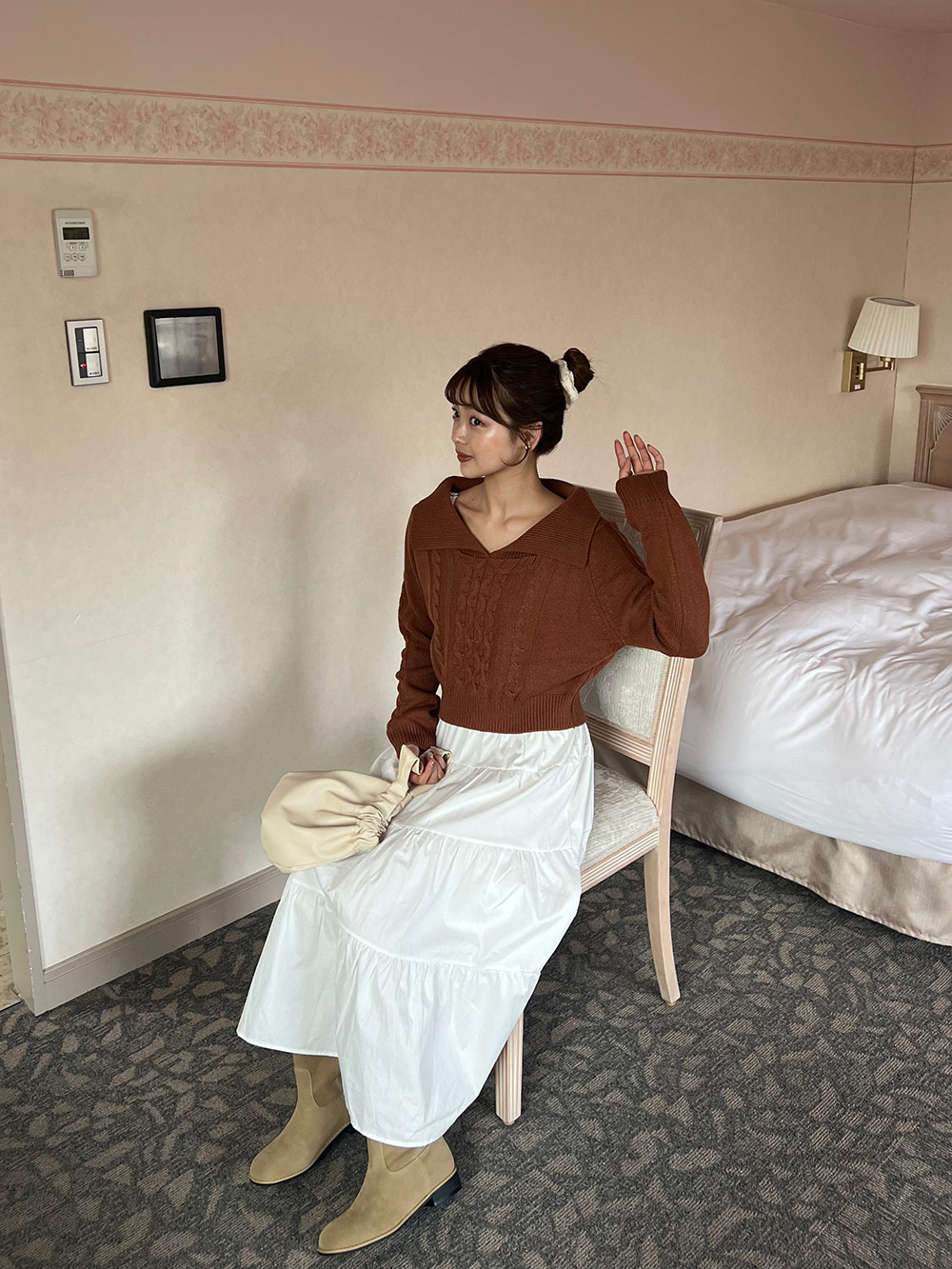 *再入荷*サロペットティアードワンピース | 詳細画像24