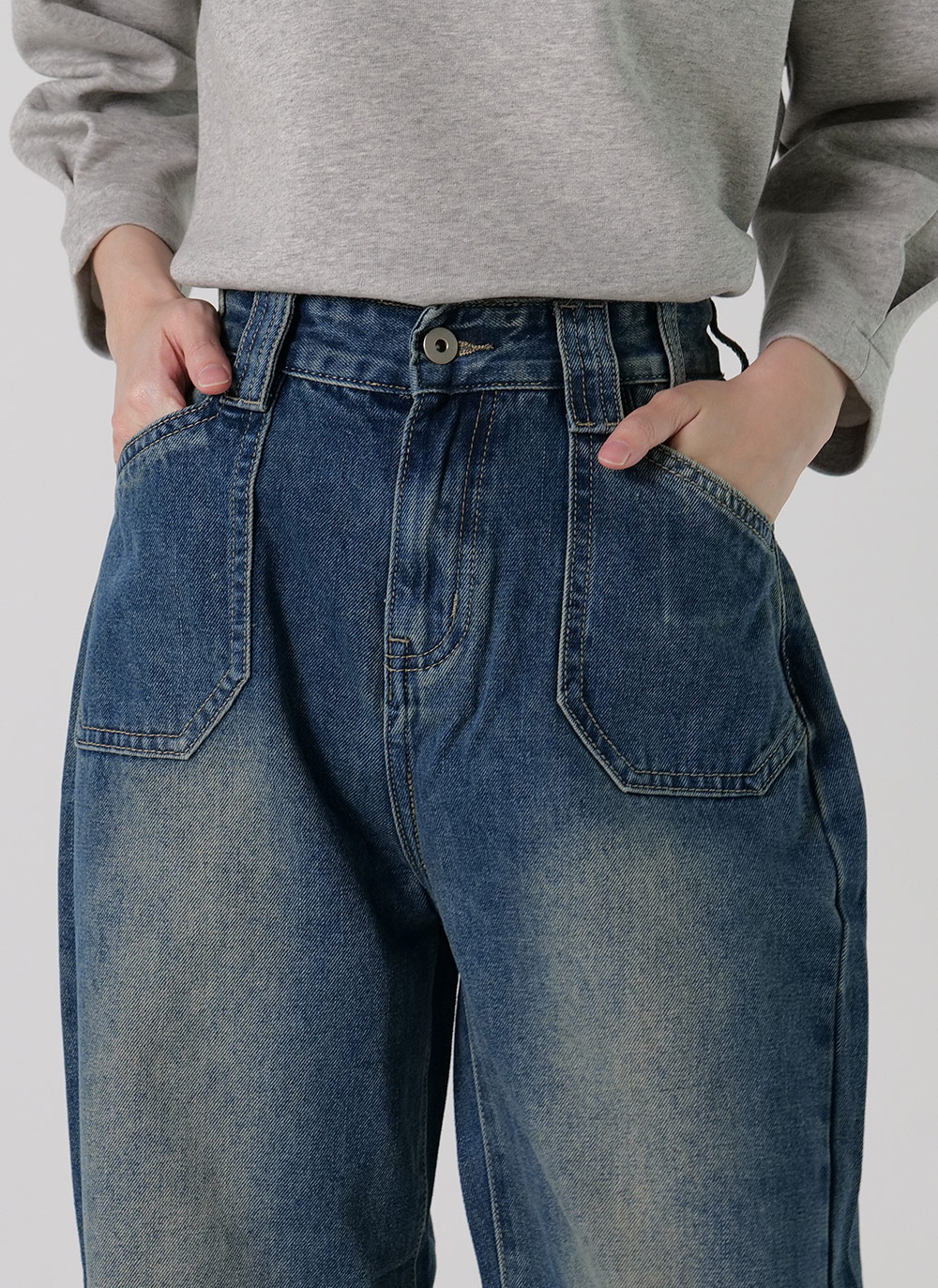 バックベルトデニムパンツ | DHOLIC | 詳細画像5