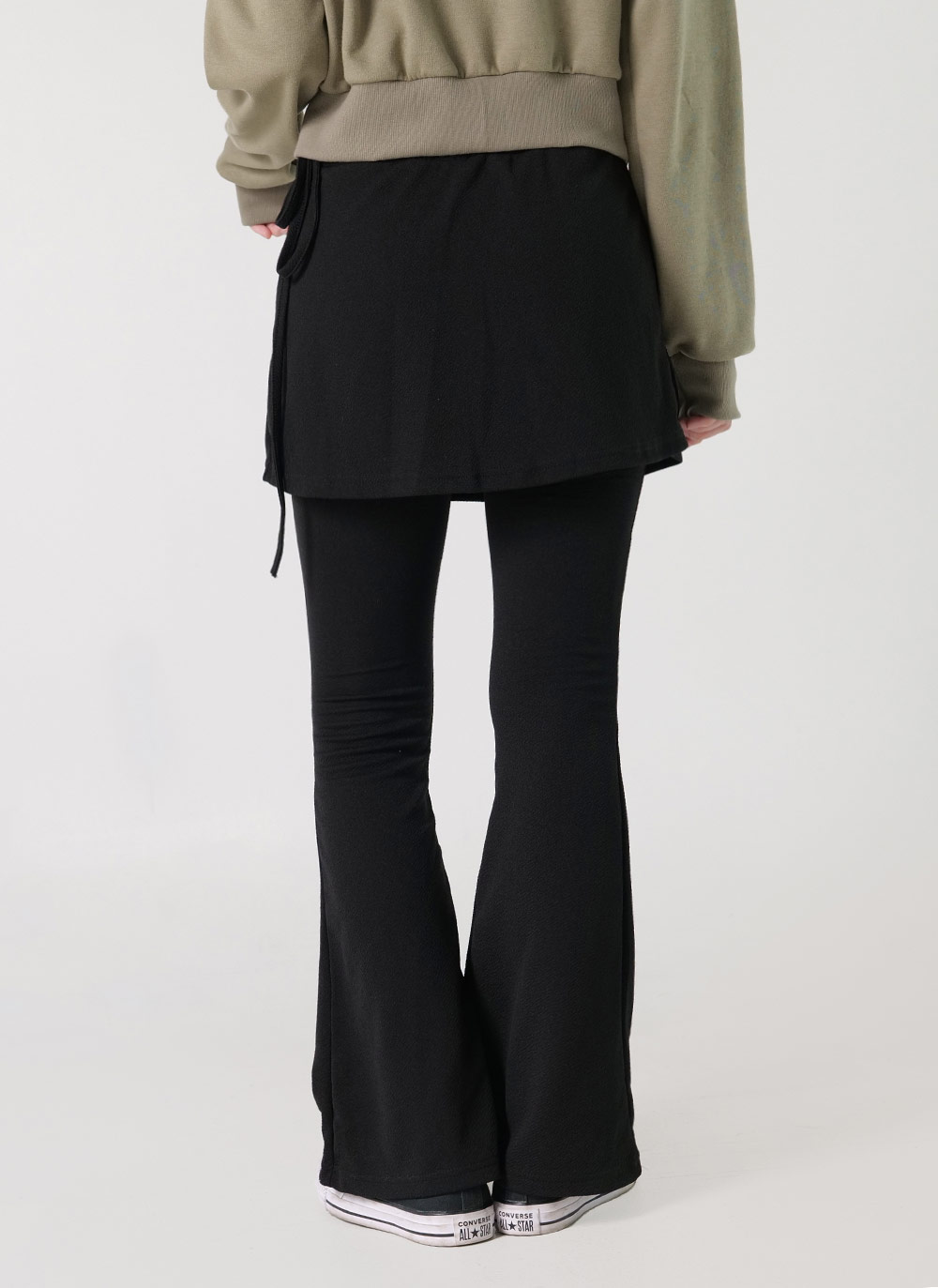 リボンスカートレイヤードフレアパンツ | DHOLIC | 詳細画像6