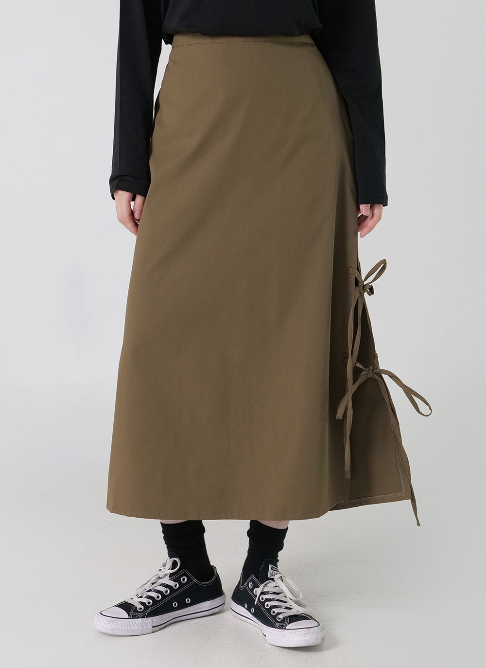サイドリボンスリットスカート | DHOLIC | 詳細画像2