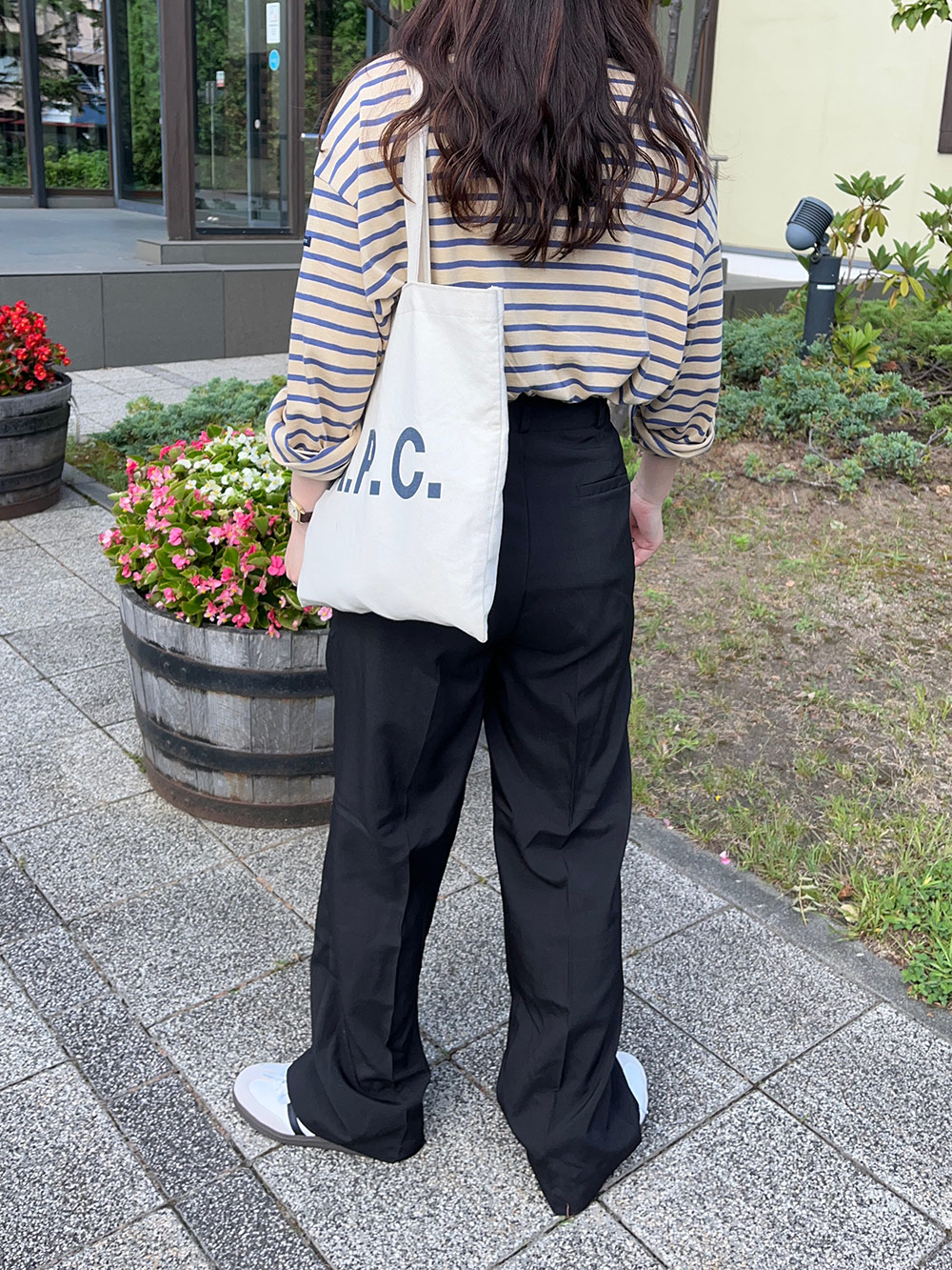 袖タグ付きボーダーTシャツ | 詳細画像13