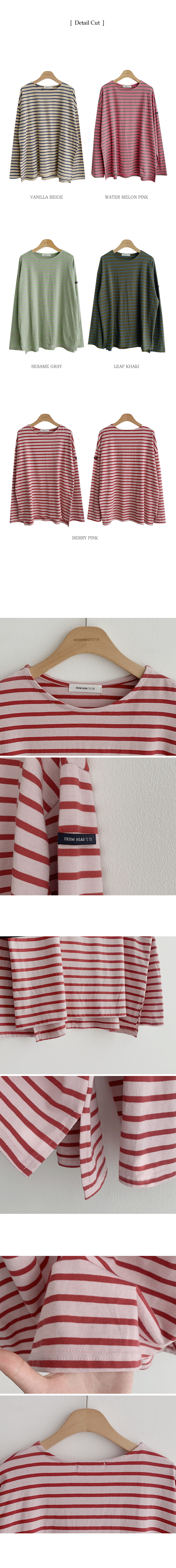 袖タグ付きボーダーTシャツ | 詳細画像32