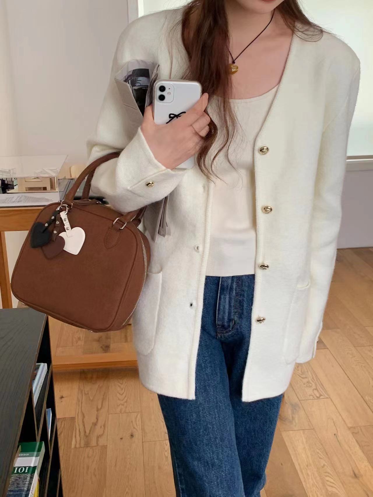 フラワーボタンソフトジャケット | 詳細画像10