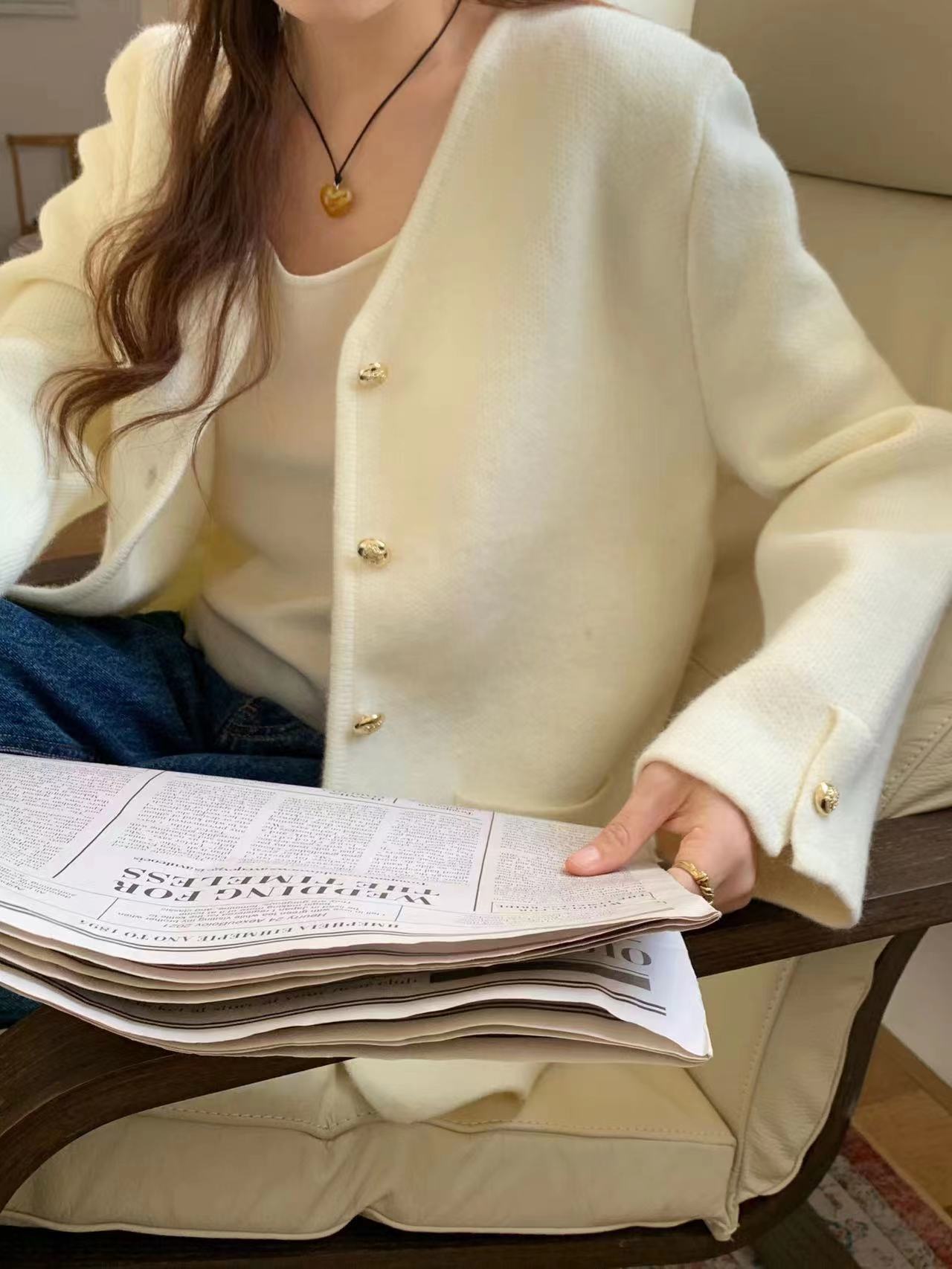 フラワーボタンソフトジャケット | 詳細画像13