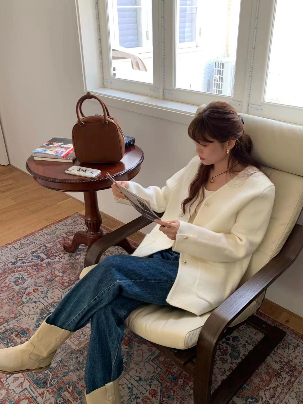 フラワーボタンソフトジャケット | 詳細画像15