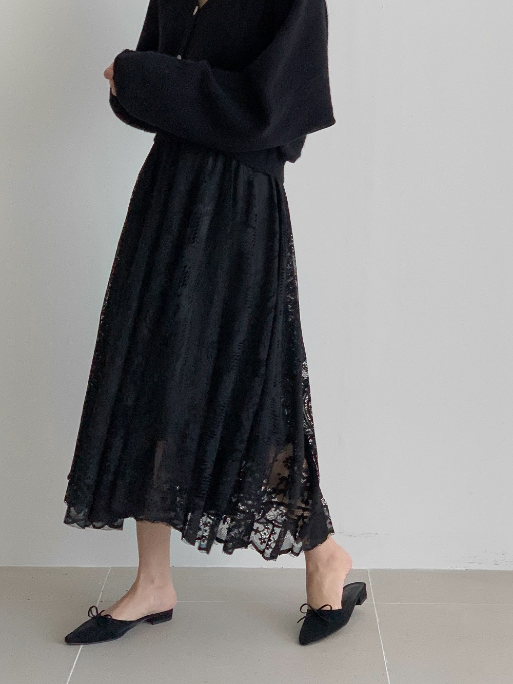 スカラップレースイージースカート | 詳細画像5