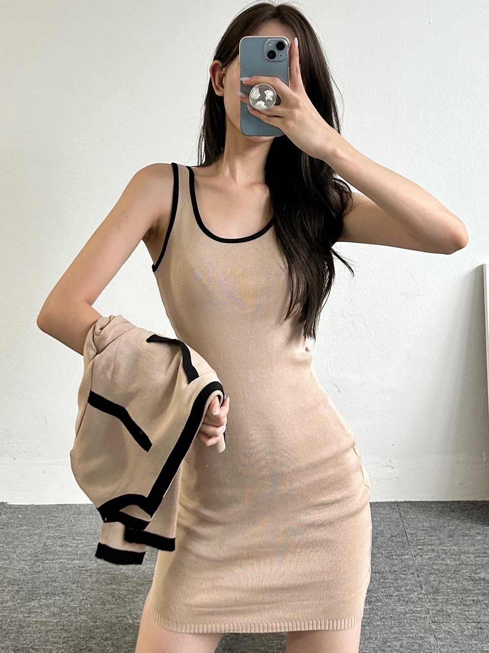 配色ニットカーデ&ワンピースSET | 詳細画像50