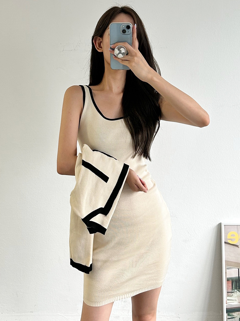 配色ニットカーデ&ワンピースSET | 詳細画像56