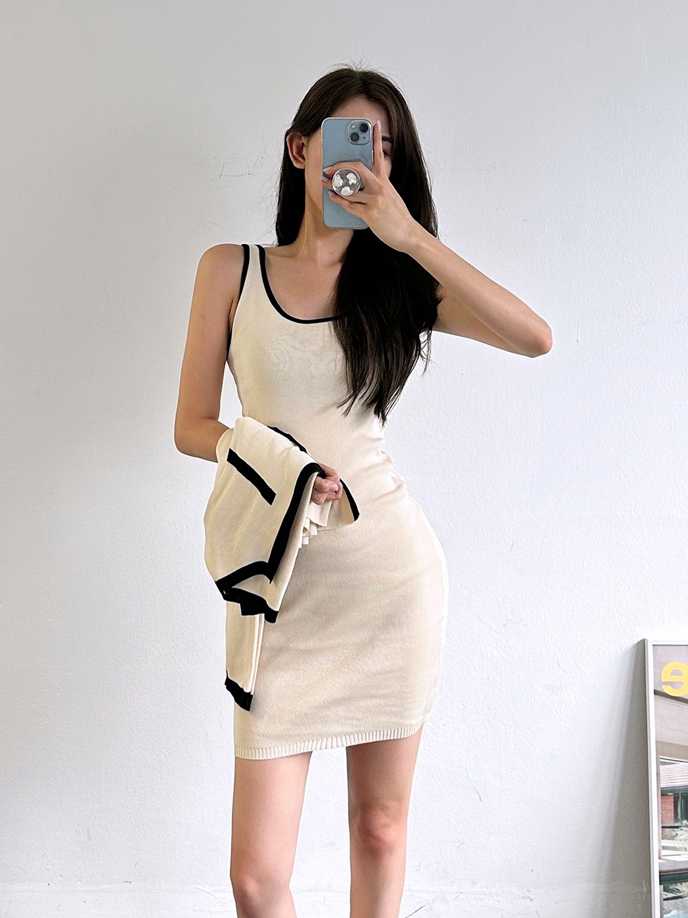 配色ニットカーデ&ワンピースSET | 詳細画像57