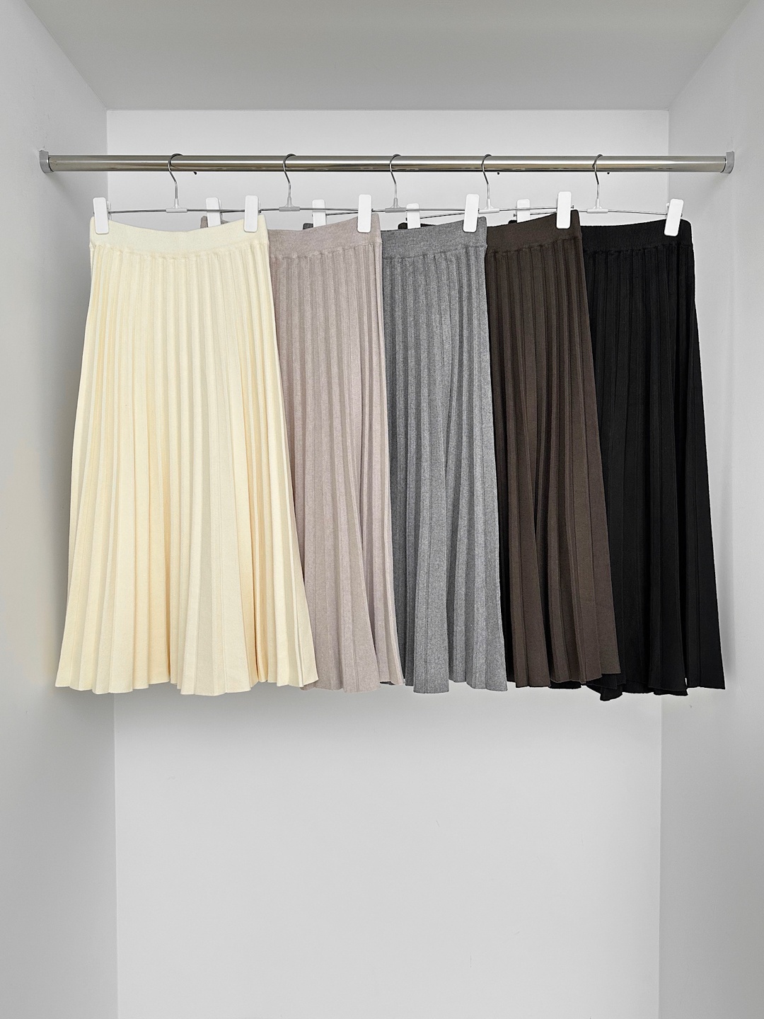 プリーツニットイージースカート | 詳細画像30