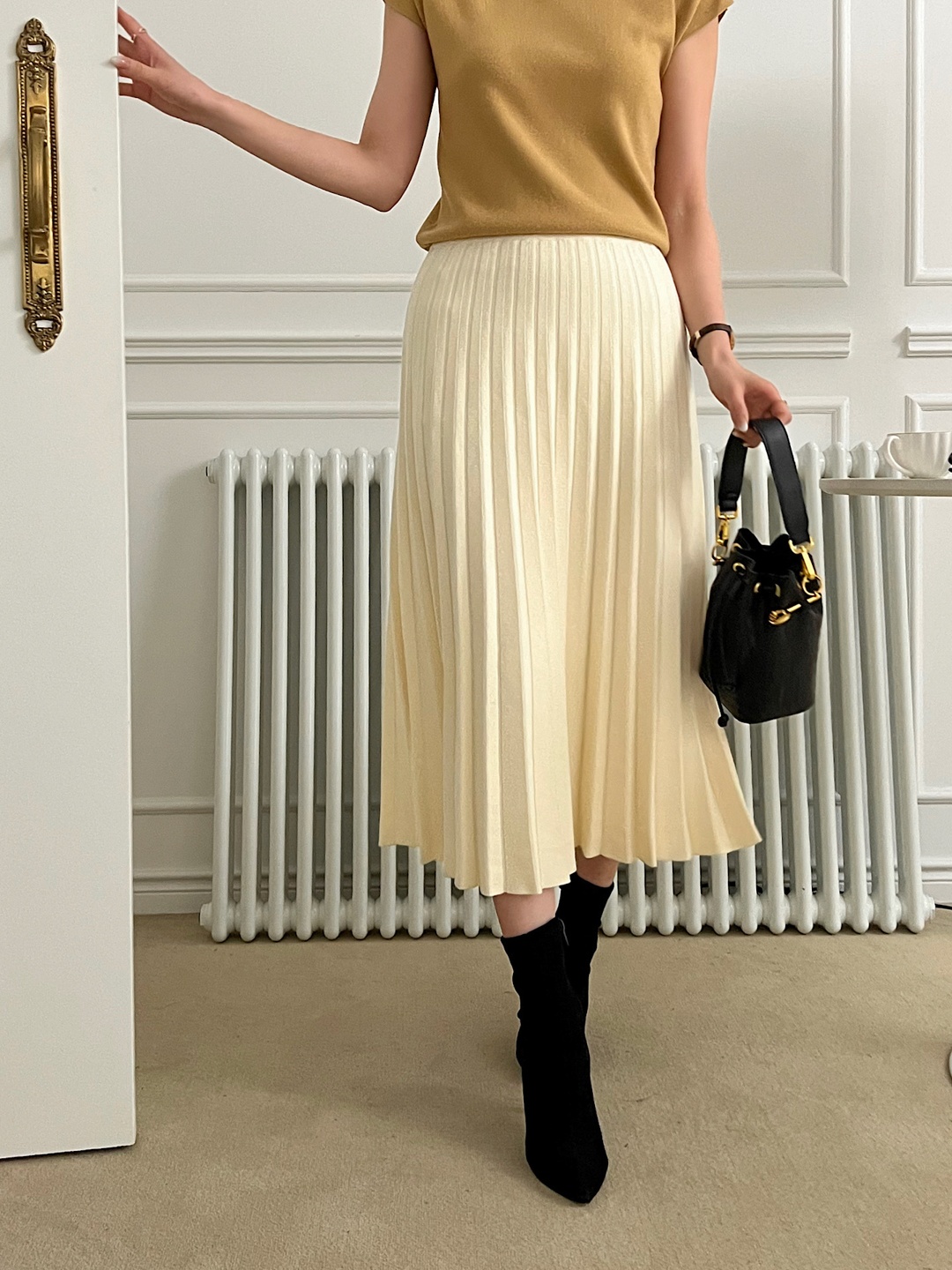 プリーツニットイージースカート | 詳細画像2