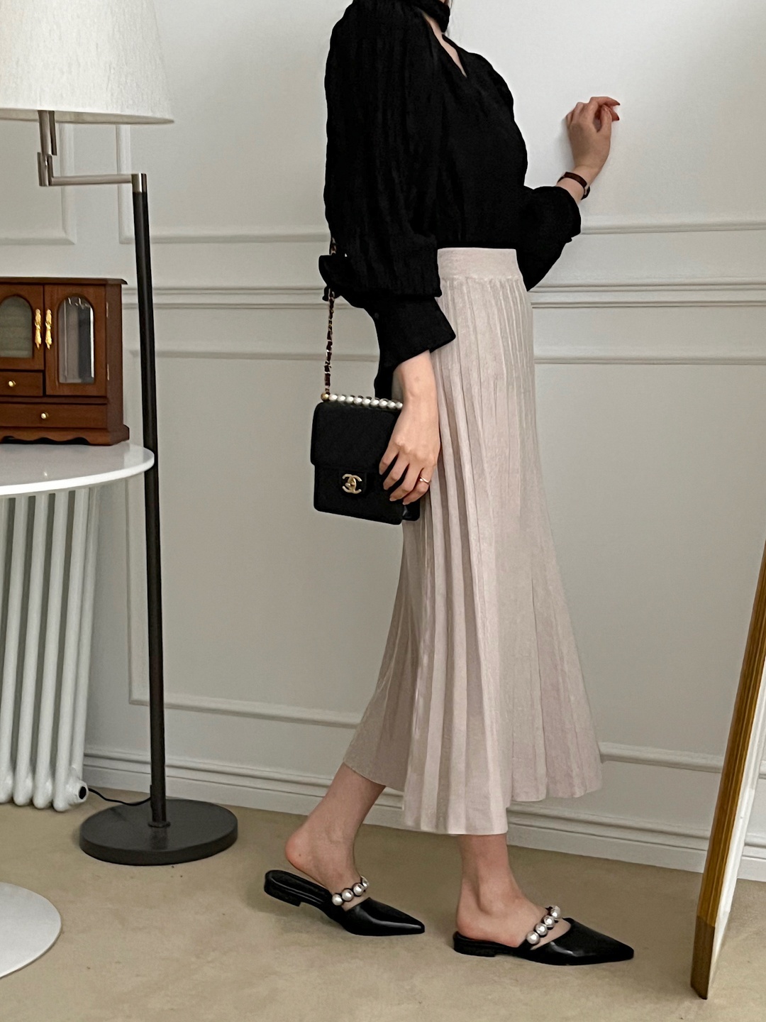 プリーツニットイージースカート | 詳細画像11