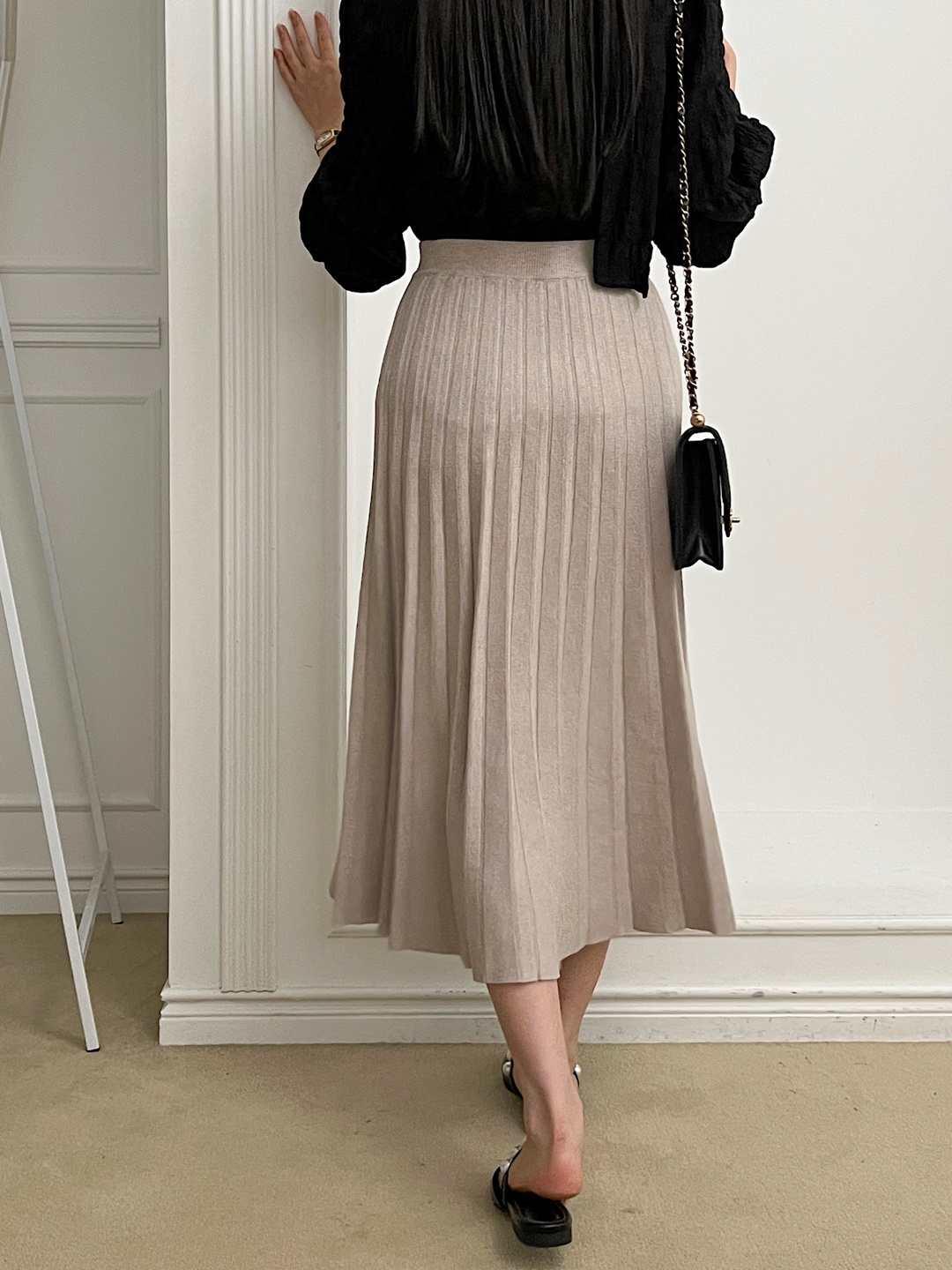 プリーツニットイージースカート | 詳細画像12