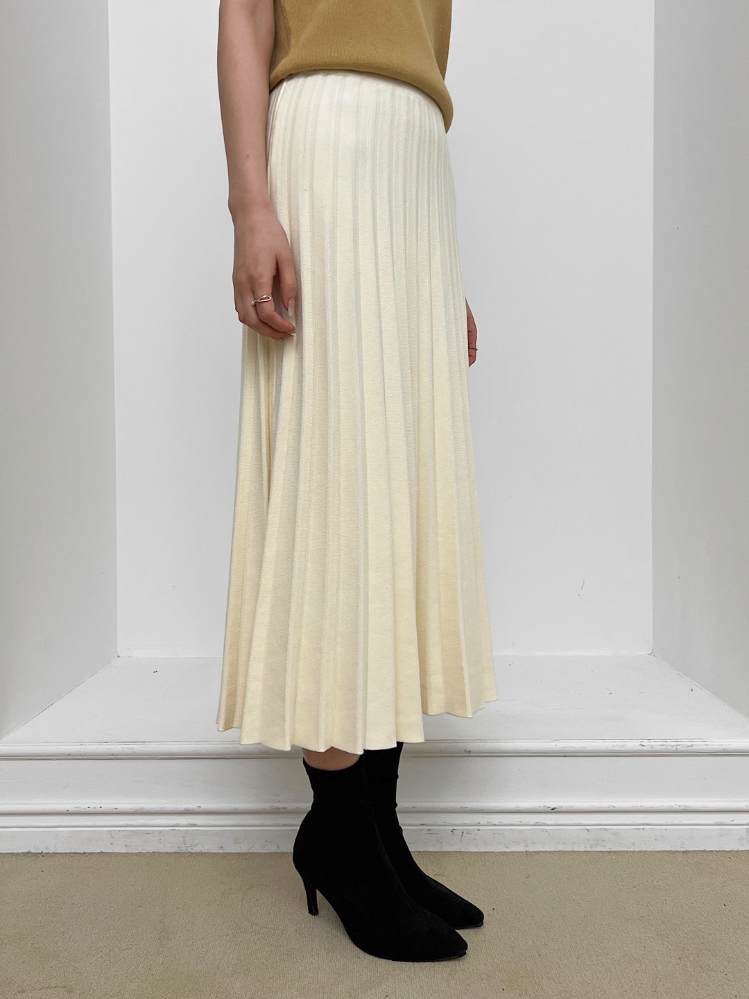 プリーツニットイージースカート | 詳細画像23