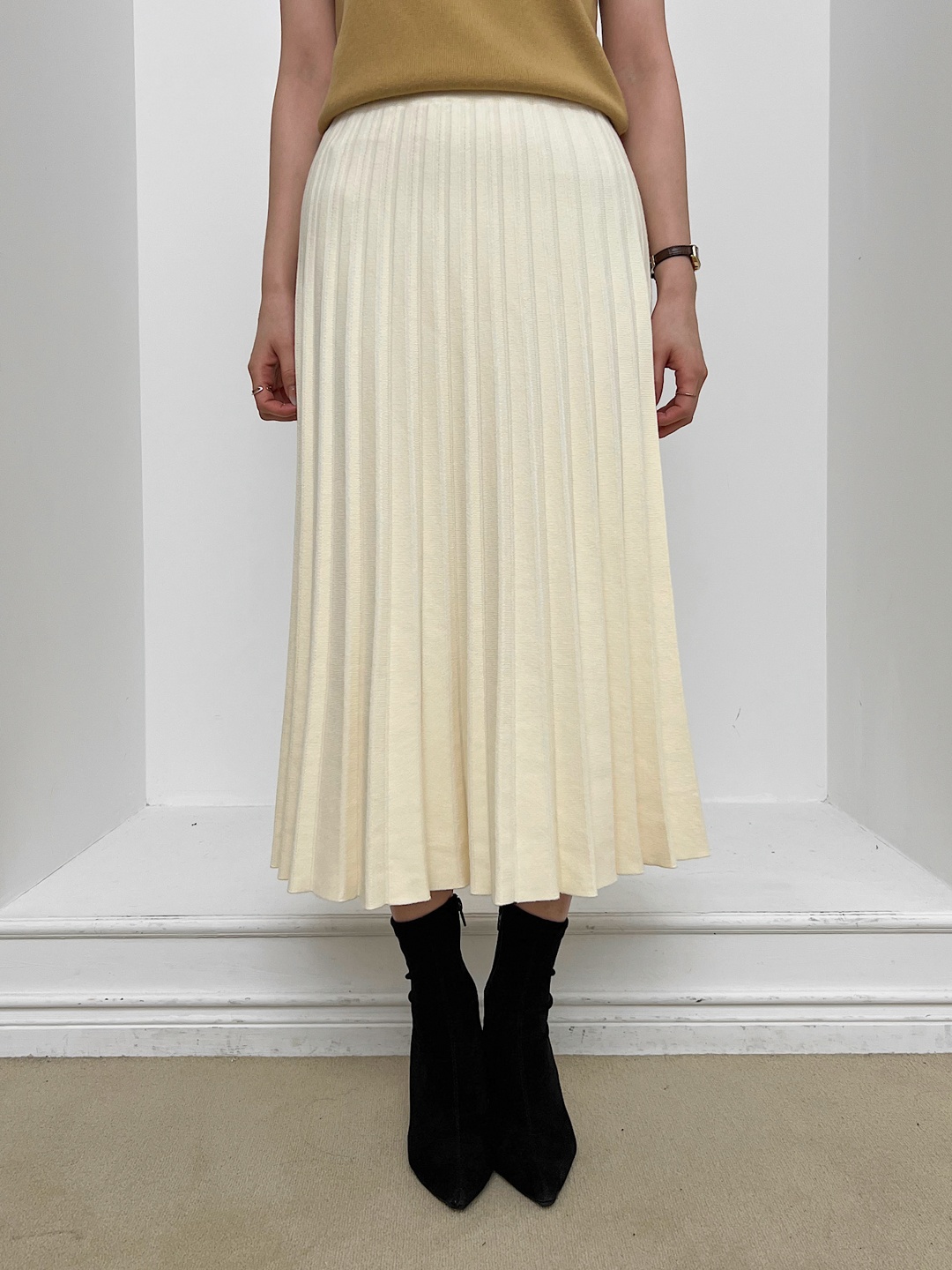 プリーツニットイージースカート | 詳細画像24