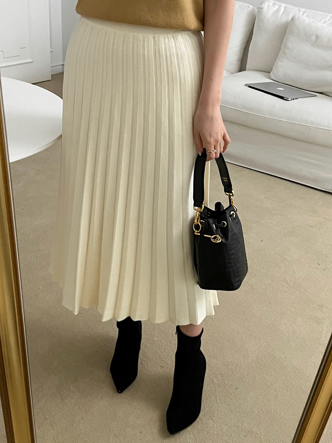 プリーツニットイージースカート | 詳細画像26