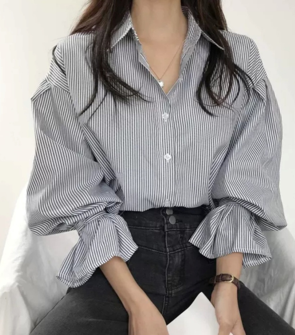 ストライプキャンディースリーブシャツ | 詳細画像7