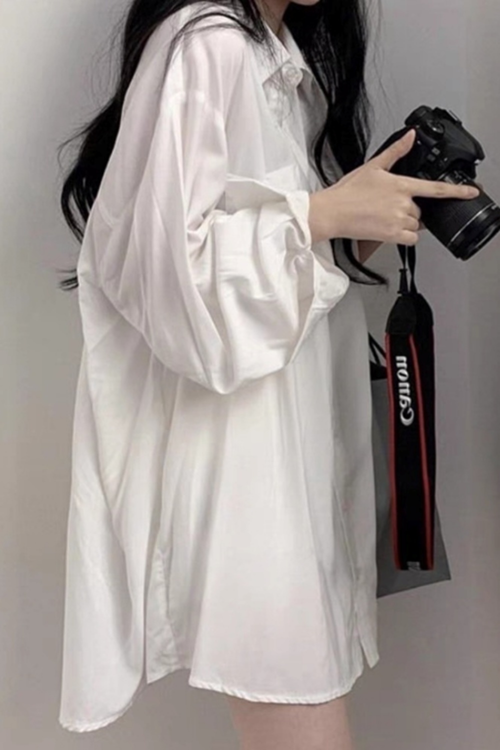 ワンポケットシルキーボクシーシャツ | 詳細画像5