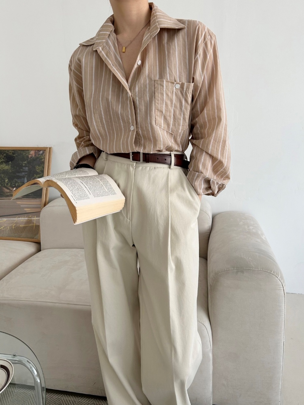 マルチストライプポケットシャツ | 詳細画像3