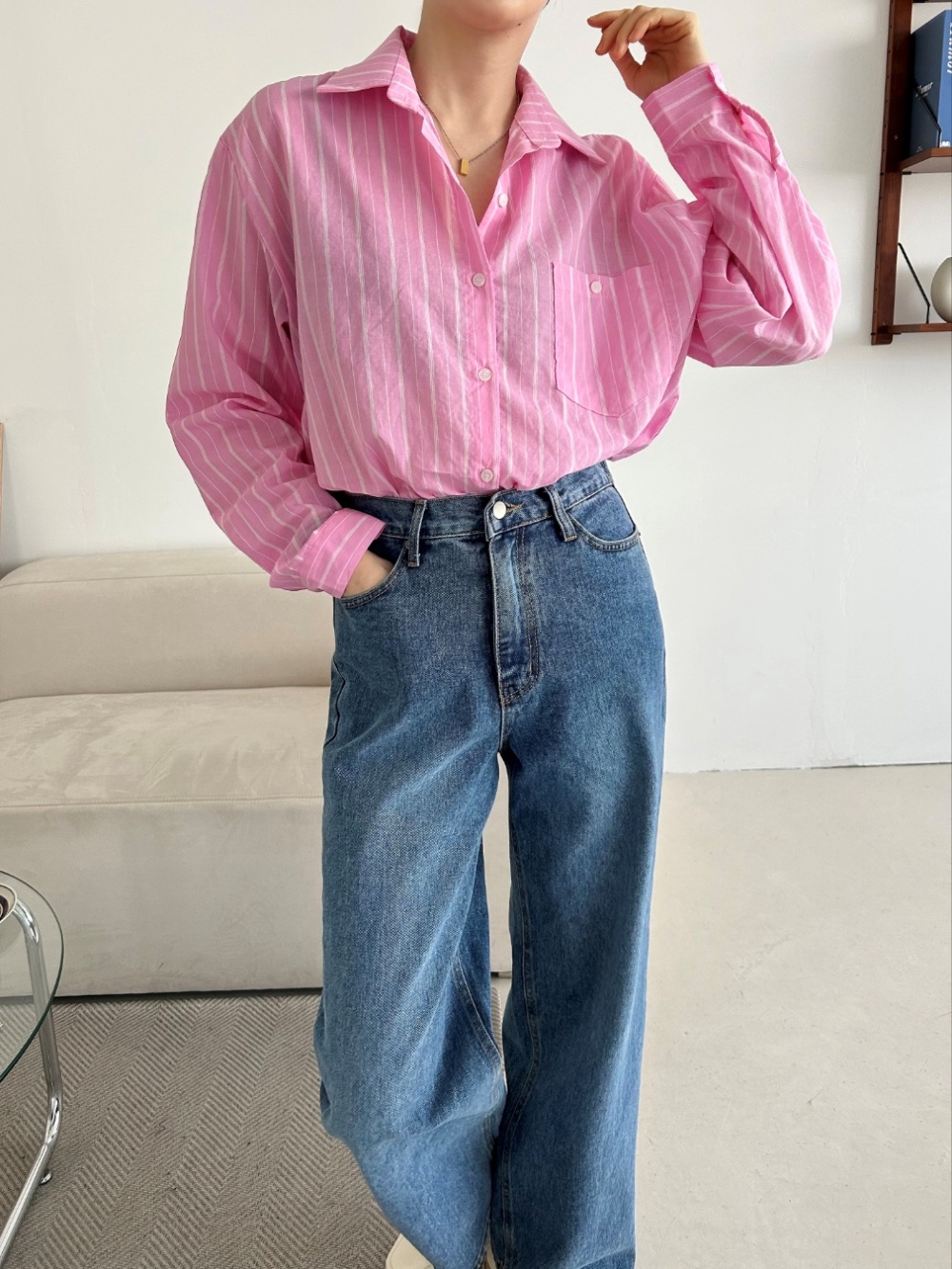 マルチストライプポケットシャツ | 詳細画像8