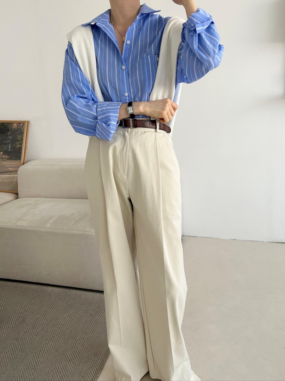 マルチストライプポケットシャツ | 詳細画像13