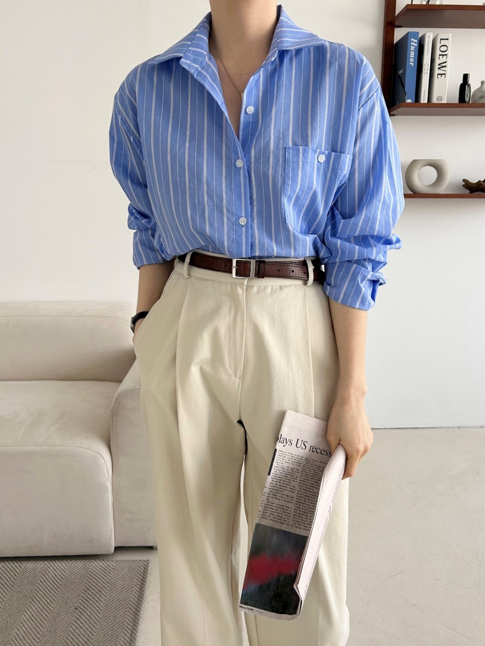 マルチストライプポケットシャツ | 詳細画像16