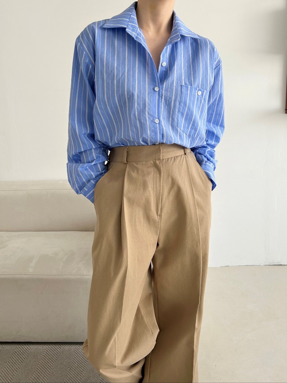 マルチストライプポケットシャツ | 詳細画像17