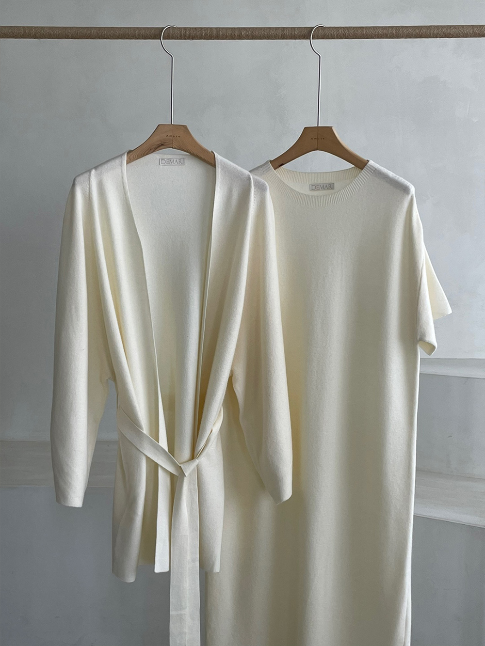 ウール混半袖ニットワンピース | 詳細画像12