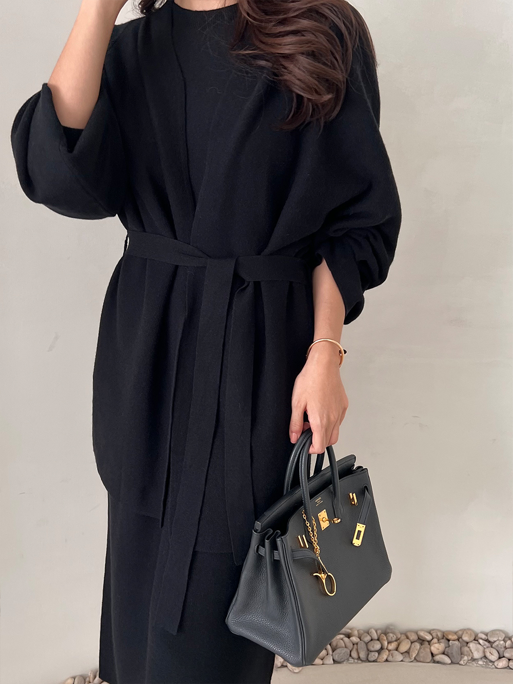 ウール混半袖ニットワンピース | 詳細画像7