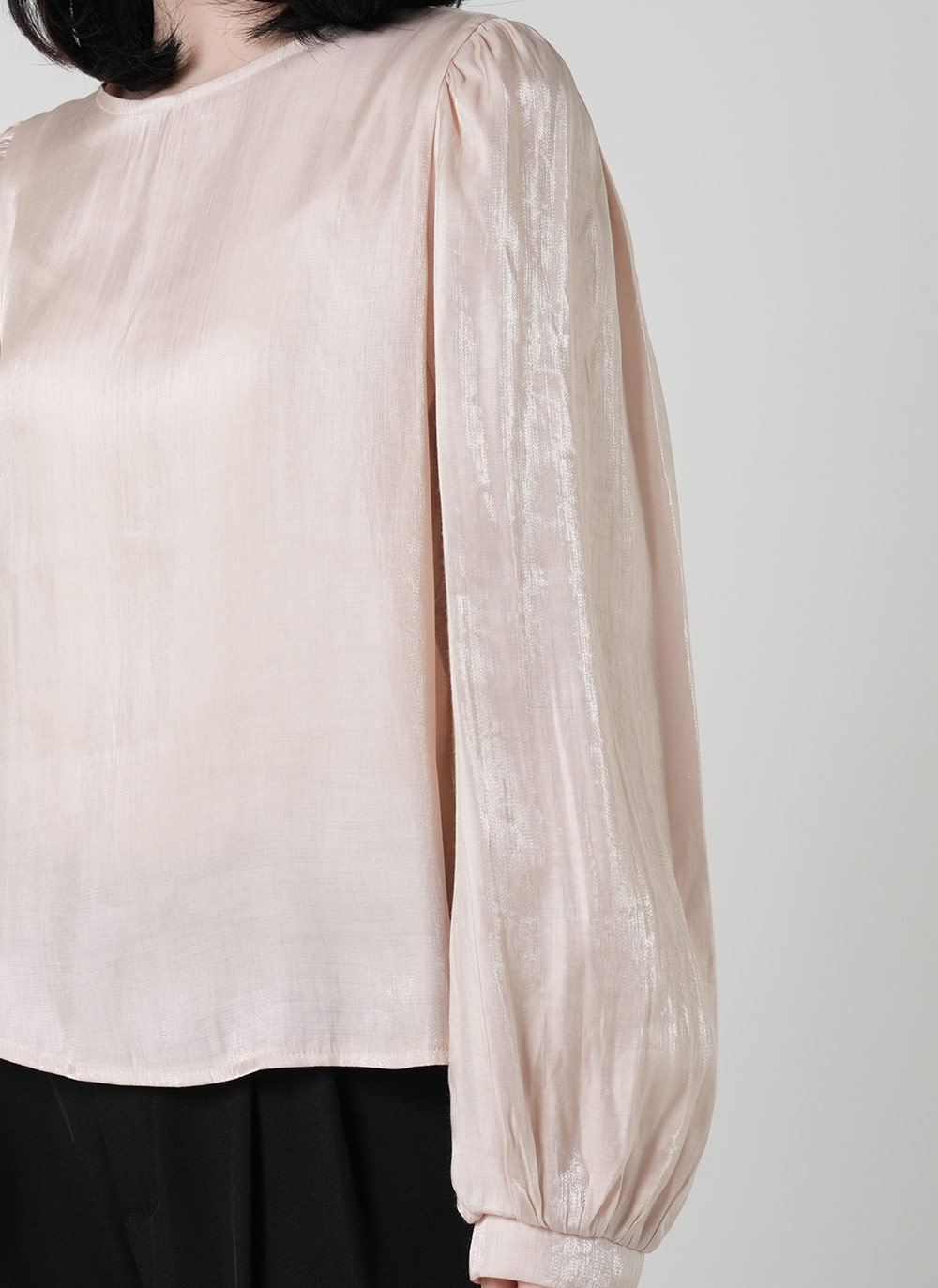 サテンパフスリーブブラウス | DHOLIC | 詳細画像9