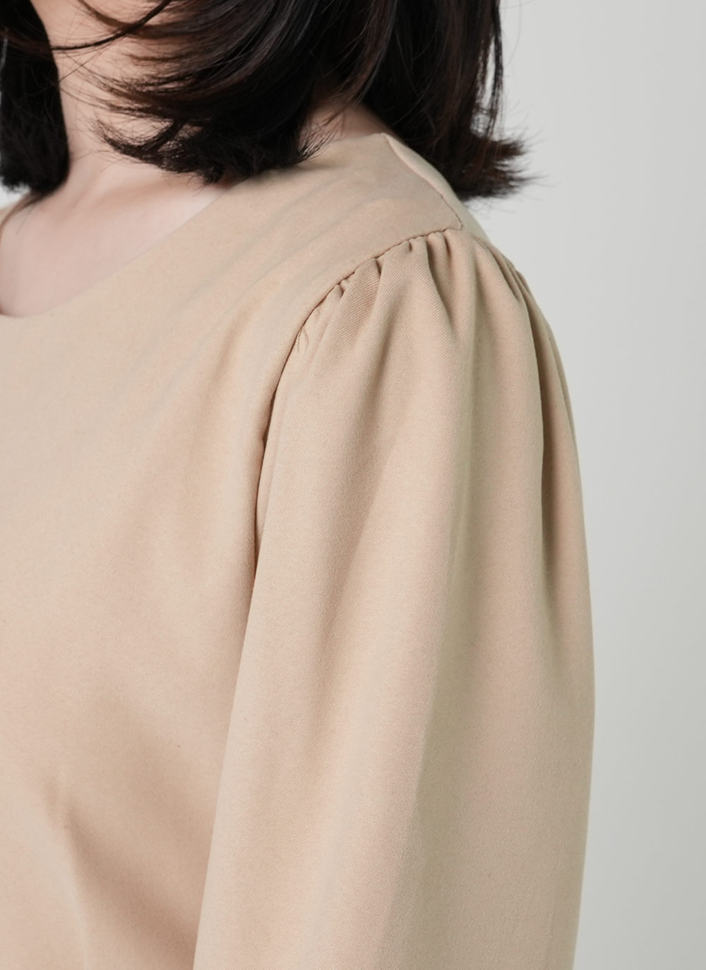ラウンドリボンパフワンピース | DHOLIC | 詳細画像15