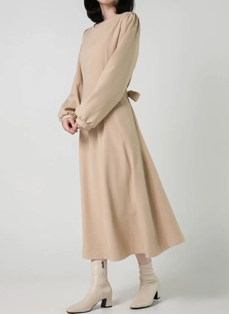 ラウンドリボンパフワンピース | DHOLIC | 詳細画像1