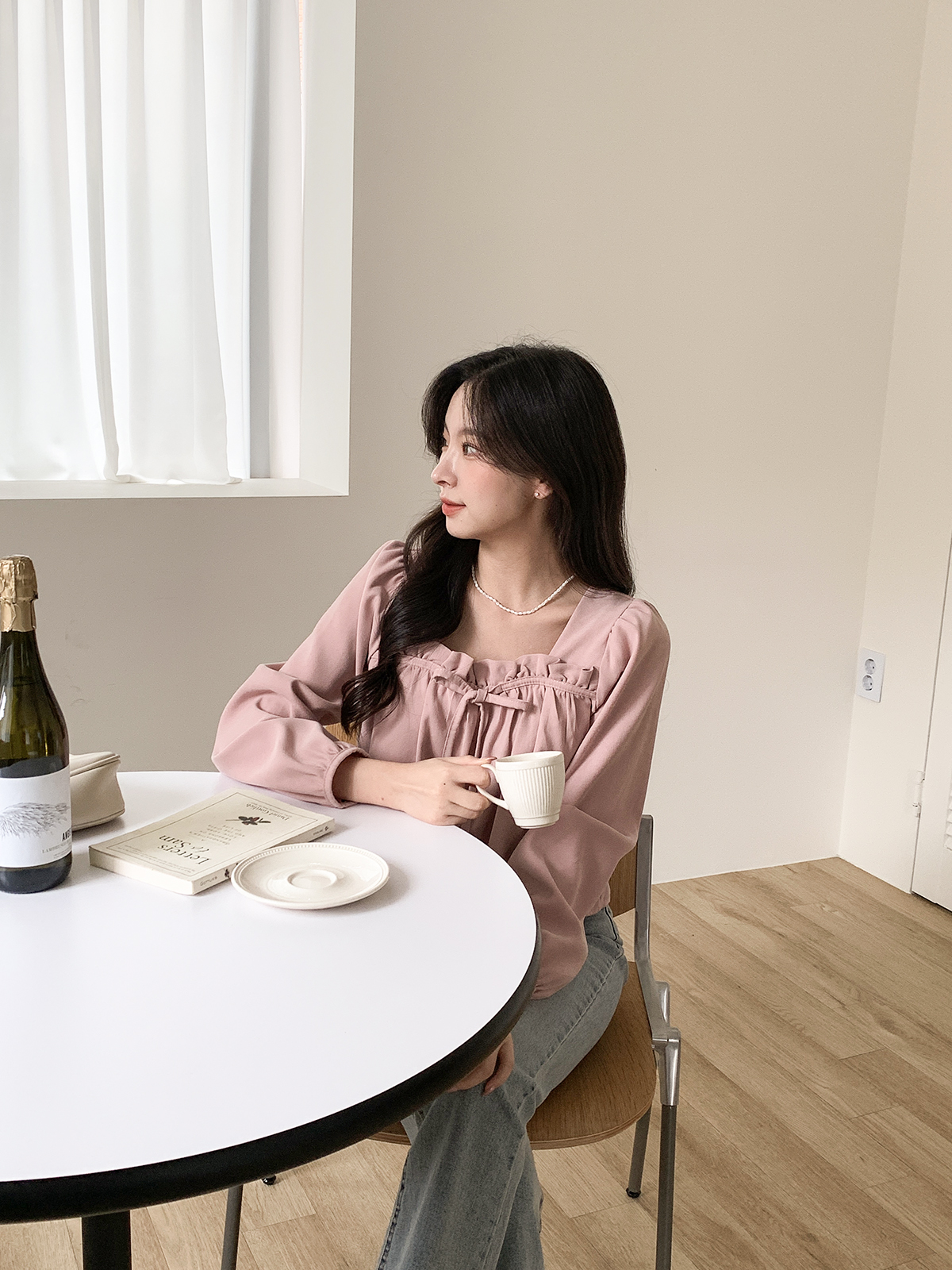 フリルリボンスクエアネックブラウス | 詳細画像18