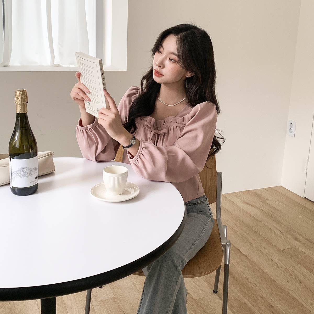 フリルリボンスクエアネックブラウス | 詳細画像21