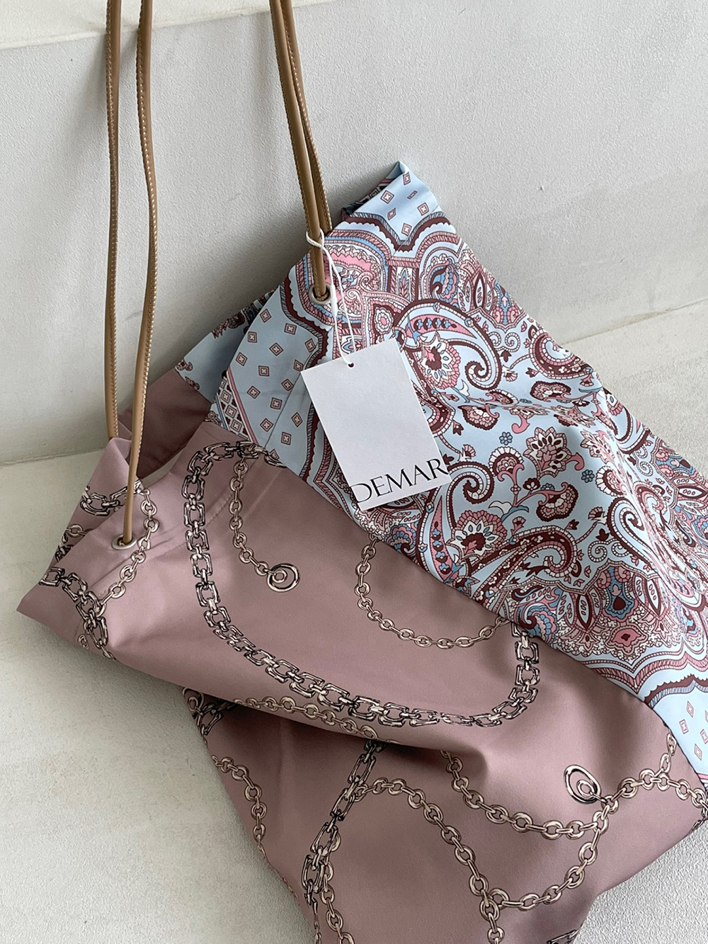 バイカラーアシメパターンバッグ | 詳細画像10