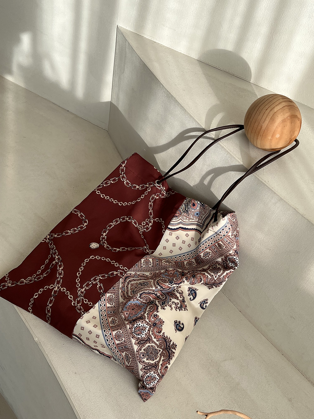 バイカラーアシメパターンバッグ | 詳細画像11