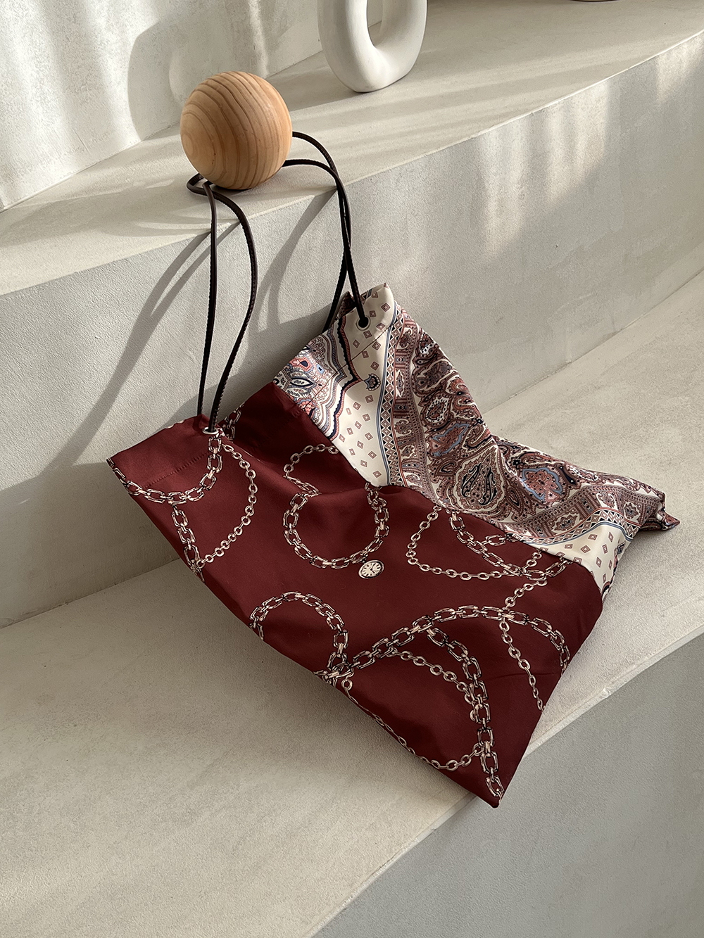 バイカラーアシメパターンバッグ | 詳細画像12