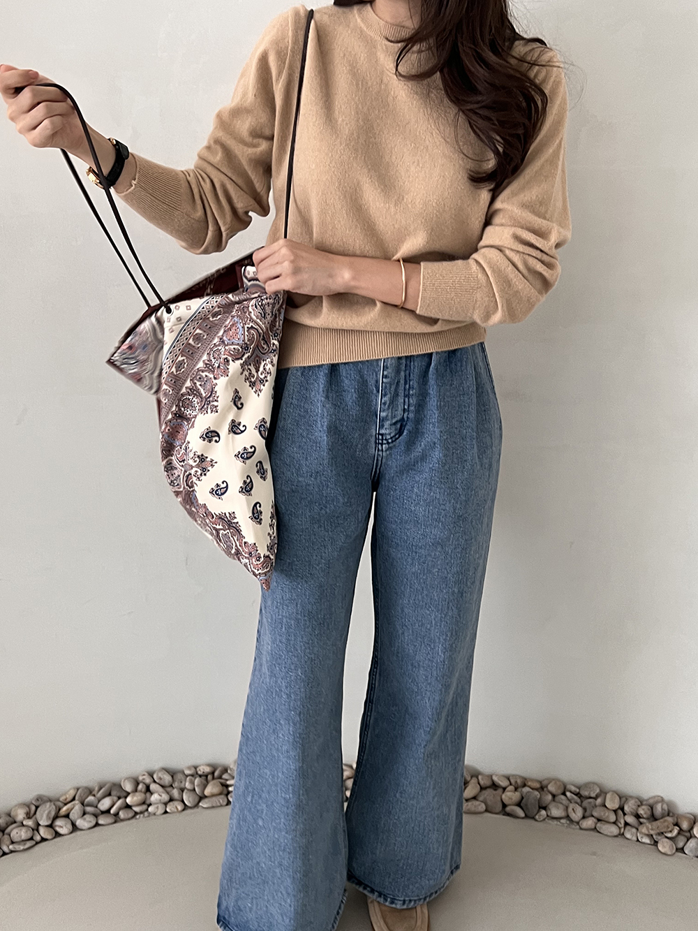 バイカラーアシメパターンバッグ | 詳細画像5