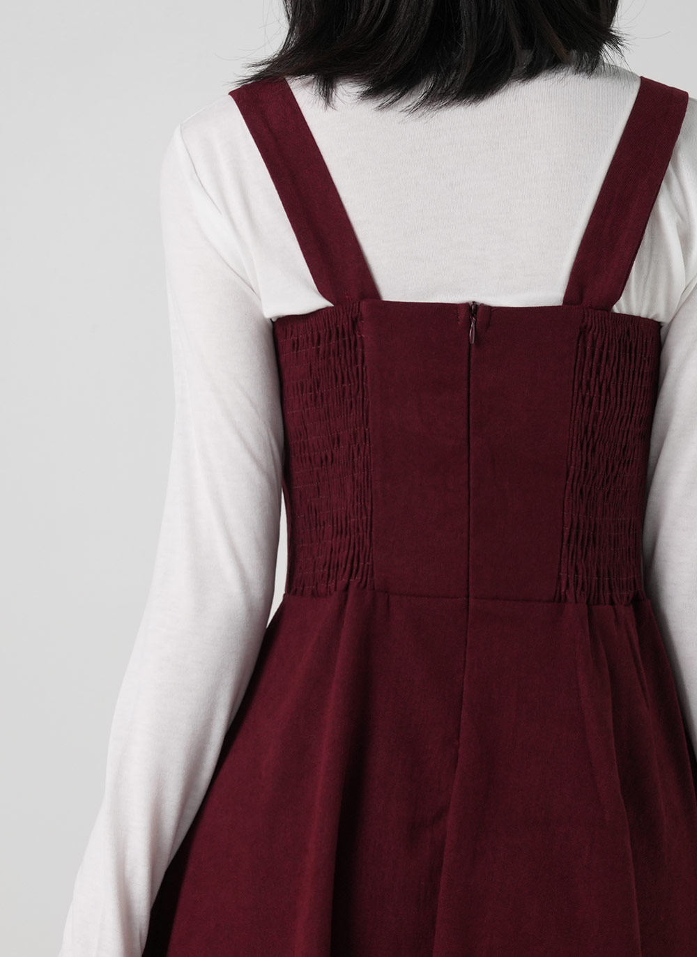 Tシャツ&ボタンビスチェワンピースSET | DHOLIC | 詳細画像12