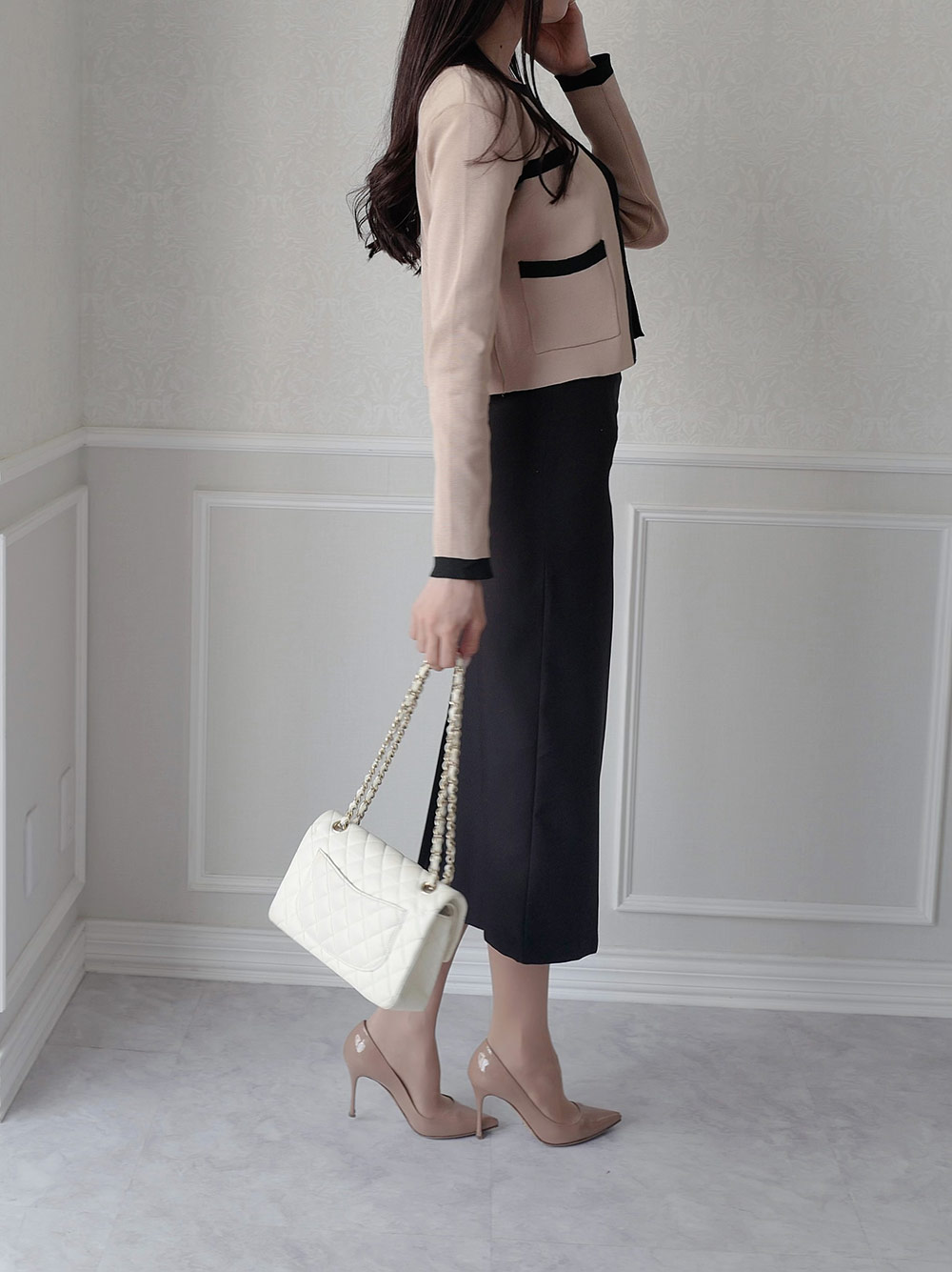 配色ニットノータンクトップ&カーディガンSET | 詳細画像8