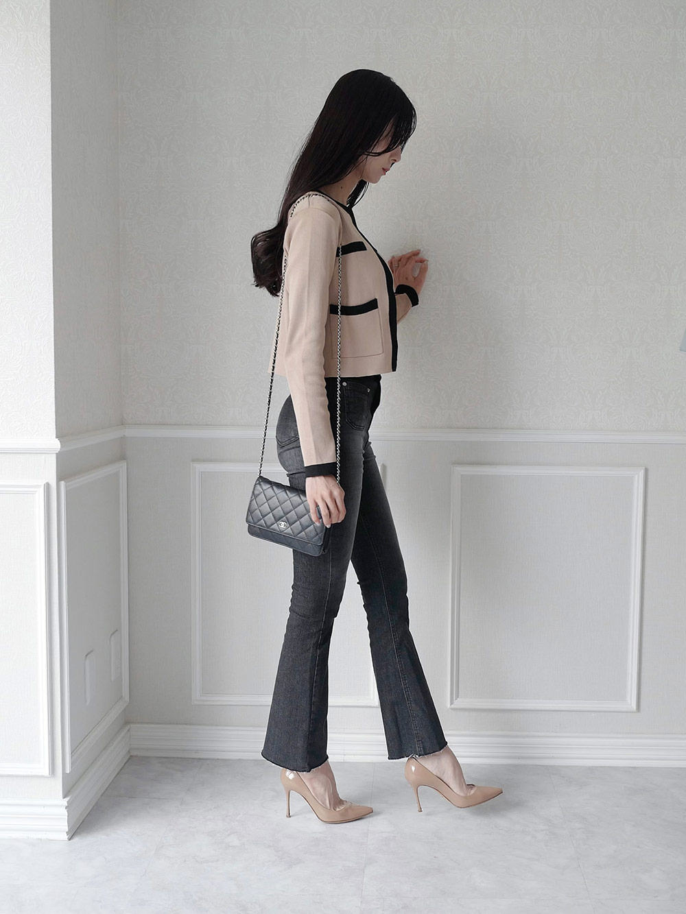 配色ニットノータンクトップ&カーディガンSET | 詳細画像12