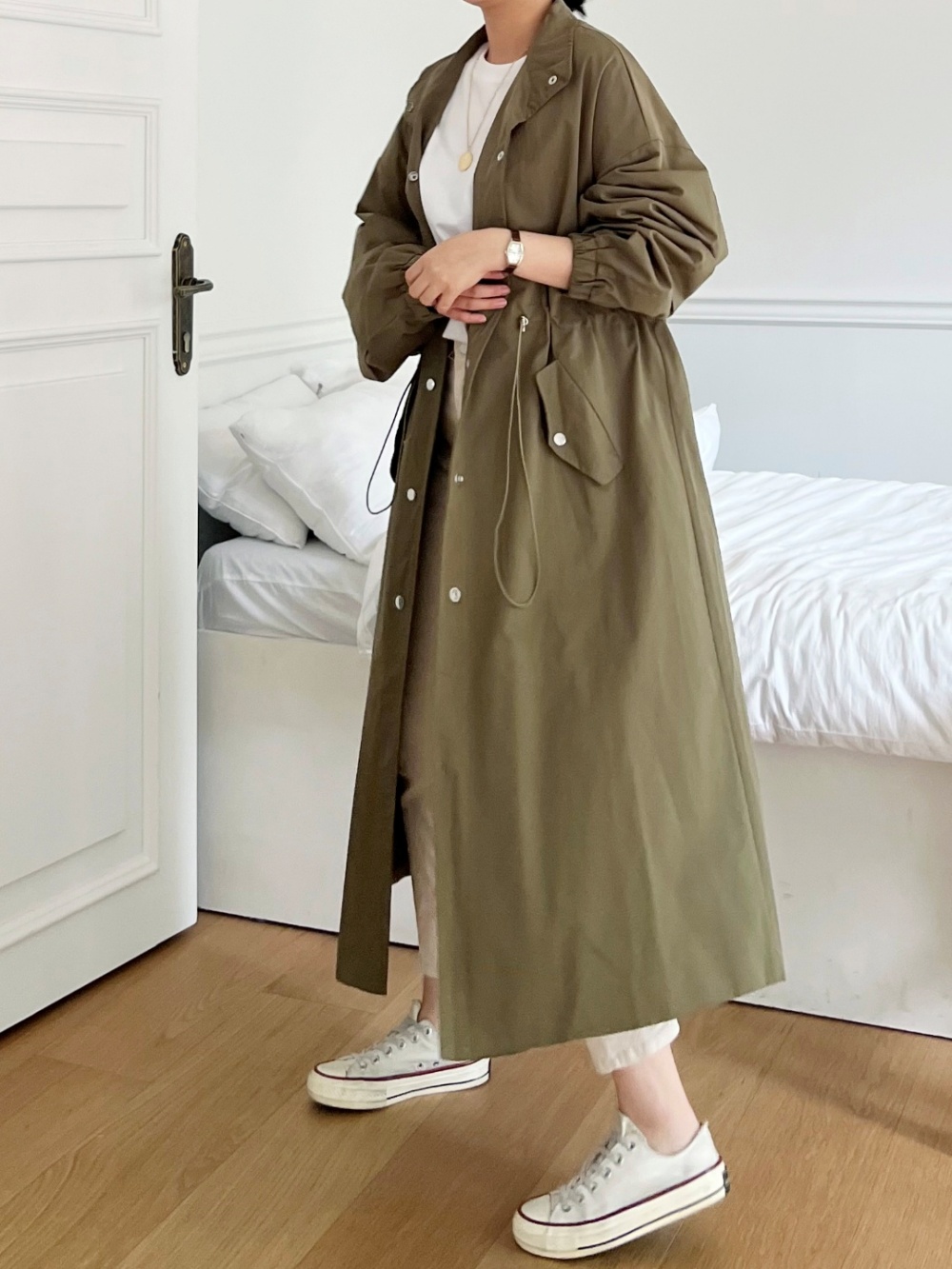 2WAYドローコードロングコート | 詳細画像3