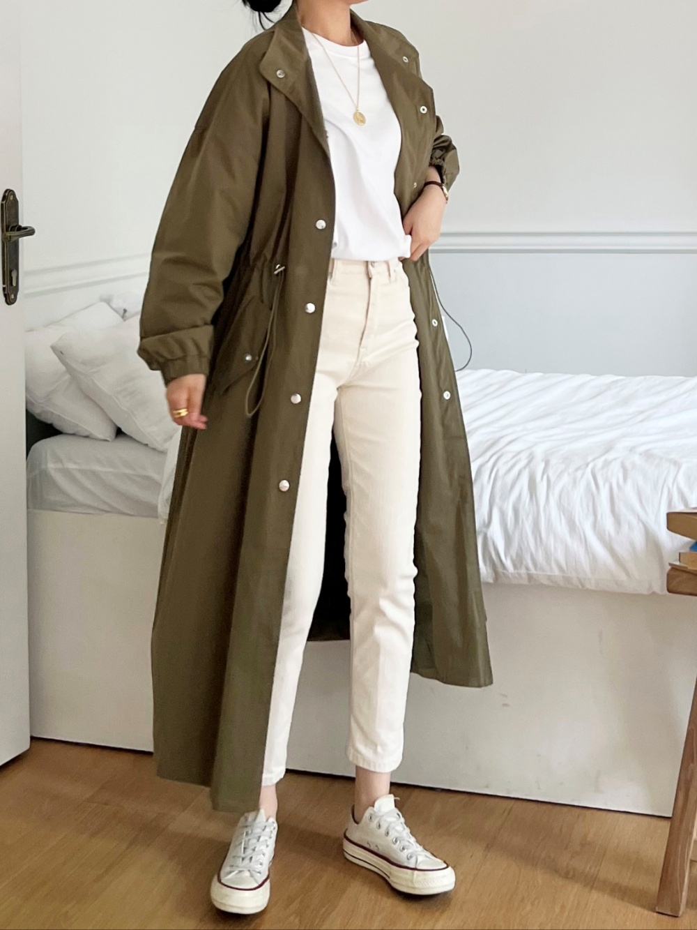 2WAYドローコードロングコート | 詳細画像4