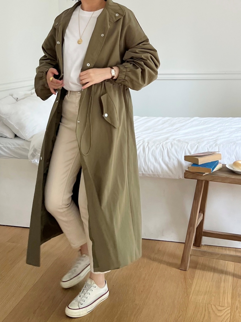 2WAYドローコードロングコート | 詳細画像5