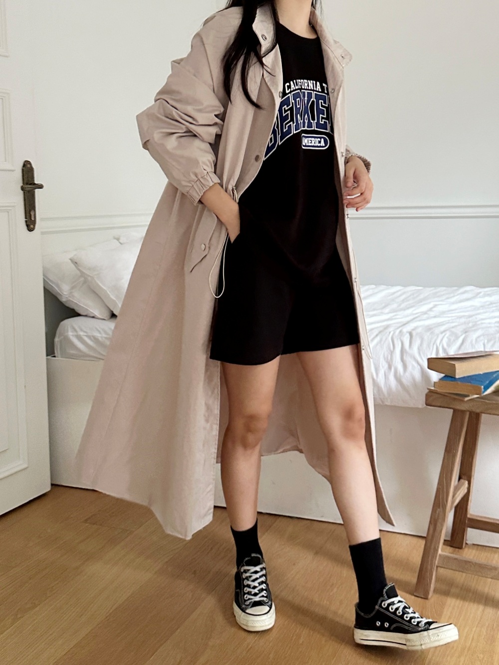 2WAYドローコードロングコート | 詳細画像13