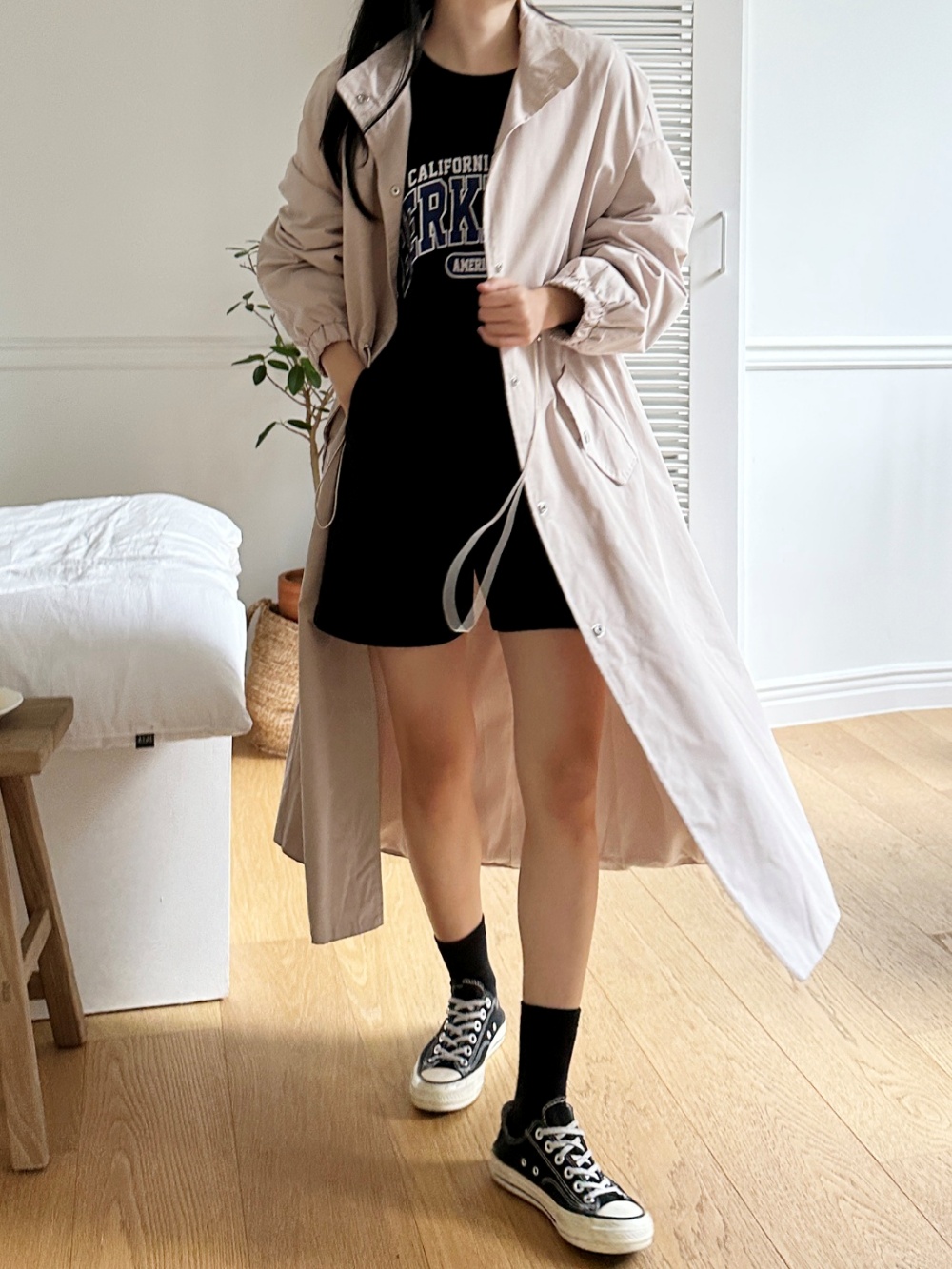 2WAYドローコードロングコート | 詳細画像14